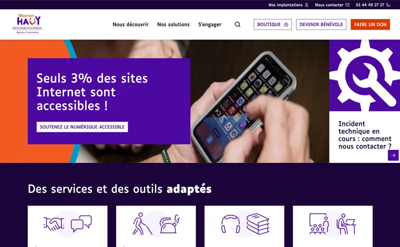 Visuel Association Valentin Haüy